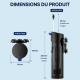 SunSun CUP-807 dimensions hauteur 263 mm largeur 90 mm