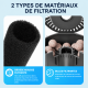SunSun CUP-807 mousse filtrante et billes bio quartz
