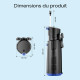 SunSun CUP-809 dimensions 292 mm filtre interne aquarium