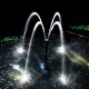 Sunsun HJ-2203 jet quatre arcs eclairage nocturne bassin
