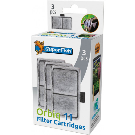 SUPERFISH Cartouches filtrantes pour ORBIQ 11 x 3 - Cartouches de filtration