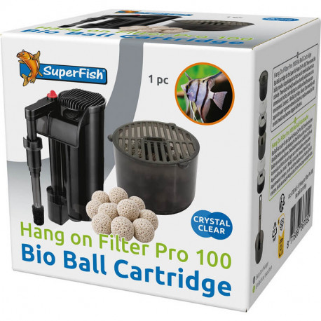 SUPERFISH Cartouche Bioball Hang On Filter Pro 100 - Support Bactérien