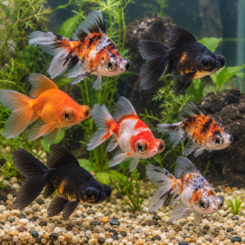 Ranchu Red and White - Poisson japonais Wysiwyg15