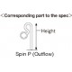 ADA New Lily Pipe Inflow V-3 - 13mm