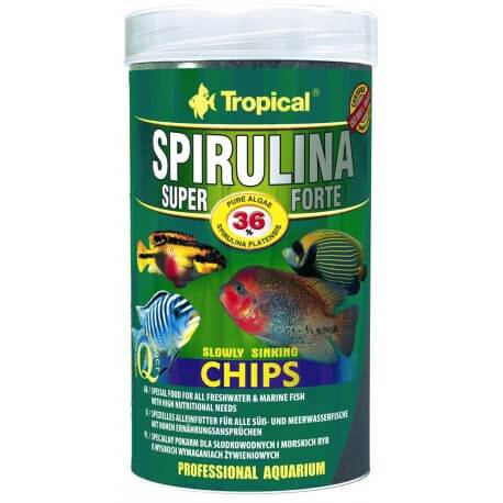 Tropical Super Spirulina Forte Granulat 1L - Granulés pour poissons végétariens