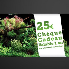Aquaplante Chèque Cadeau 25€ - Chèque Cadeau