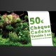 Aquaplante Chèque Cadeau 50€ - Chèque Cadeau