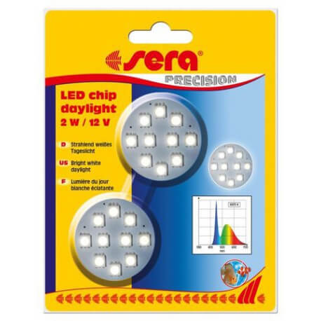sera LED chip daylight 2 W / 12 V 2 pces