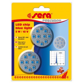 sera LED chip blue light 2 W / 12 V 2 pces