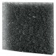 Mousse filtrante noir gros, 50 x 50 x 2 cm