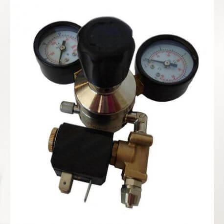 Aquaplante Détendeur Co2 avec 2 manomètres et 1 électrovanne pour bouteille jetable - Détendeur CO2