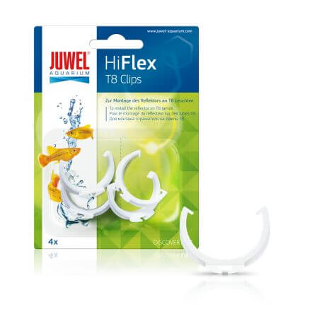 Clips T8 pour réflecteur Hiflex 4pcs JUWEL