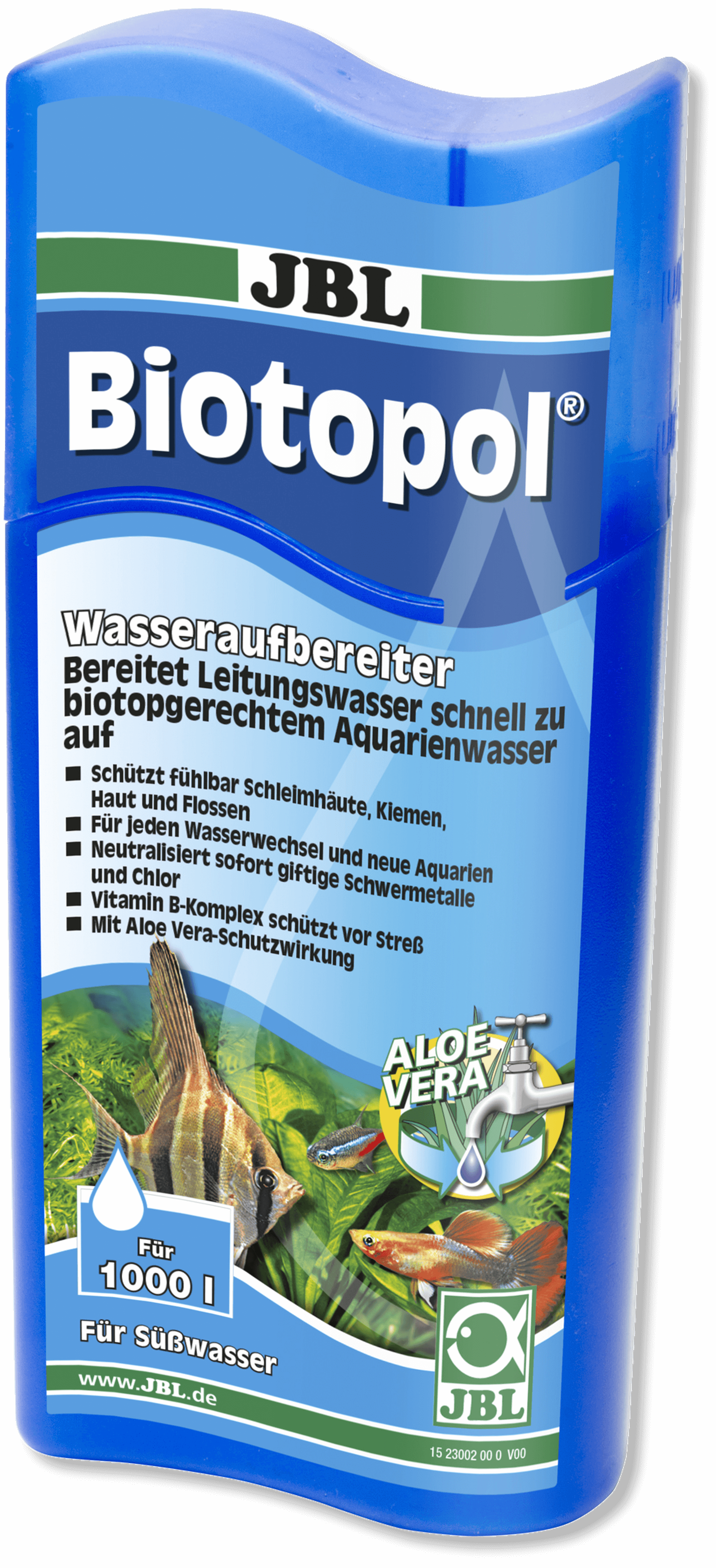 JBL Biotopol R 250ml - Conditionneur d'eau pour poissons rouges