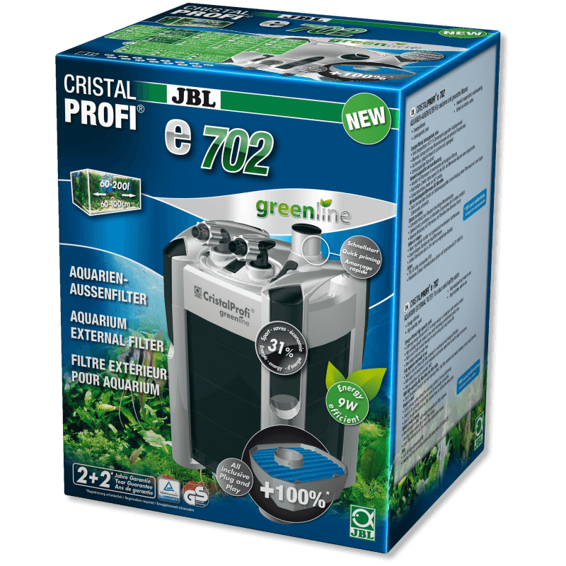 Filtre Externe JBL > JBL CristalProfi e702 greenline pour aquarium