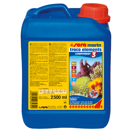 Sera Marin Component 3 Trace Elements Anionics 2500ml