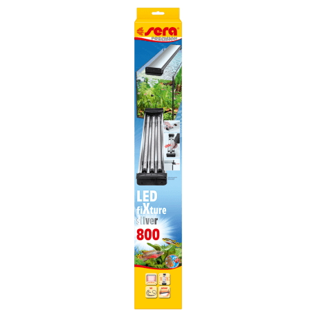 SERA LED FiXture 800 SILVER - Rampe d'éclairage pour Tubes LEDs SERA