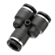 Aquaplante Repartiteur CO2 Y 3 sorties - Répartiteur CO2