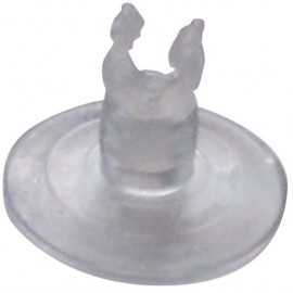 Ventouse avec clips en plastique