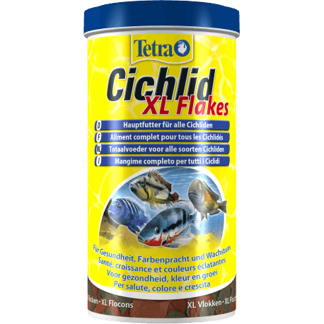 Tetra Cichlid XL Flakes 1L
