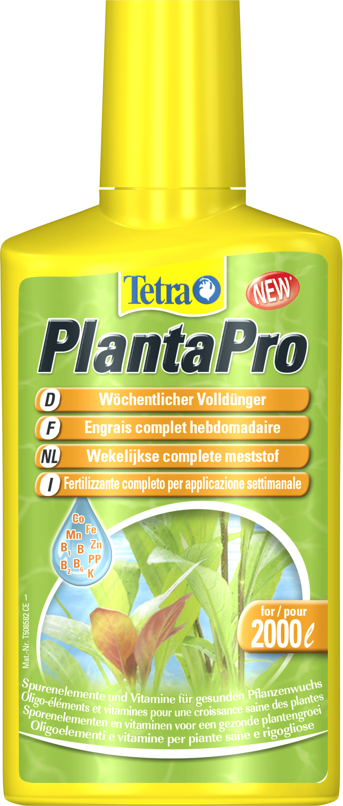 Tetra PlantaMin - Engrais Aquarium Plantes 250ml - Fer Et Potassium