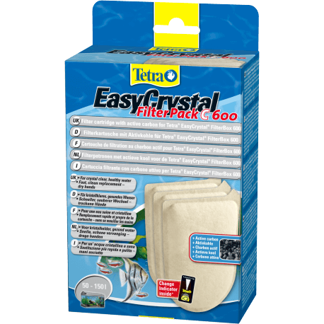 Tetra Cartouche pour filtre EasyCrystal  - Filter Pack C600 avec charbon