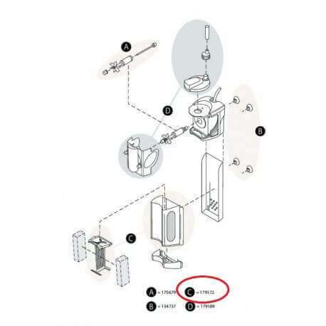 Tetra Cartouche amovible pour Tetratec IN 300 Plus