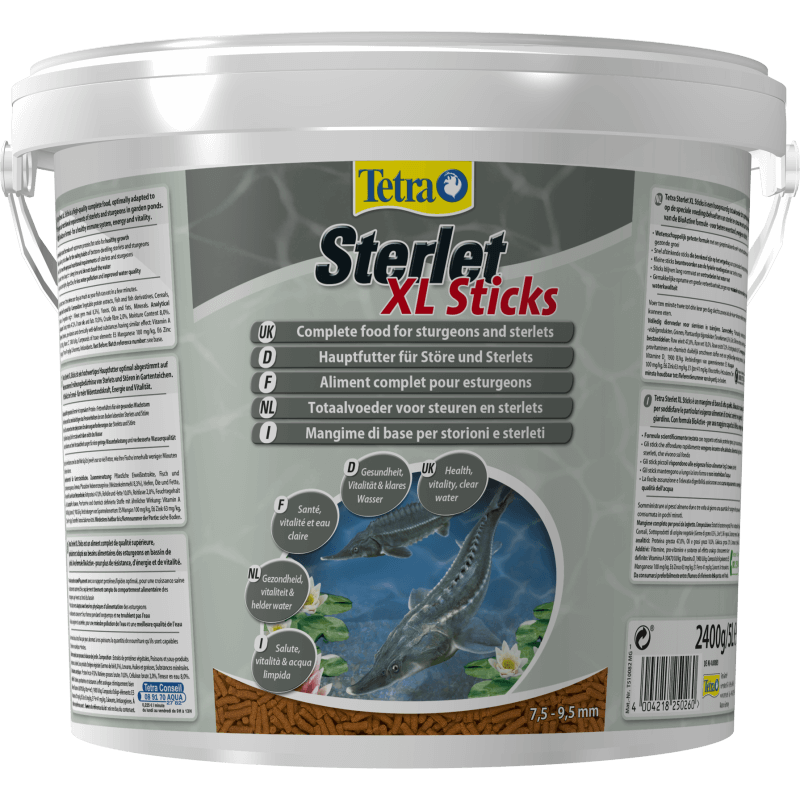 Tetra Pond Sterlet XL - Aliment En Sticks Pour Esturgeons De Bassin (5L)