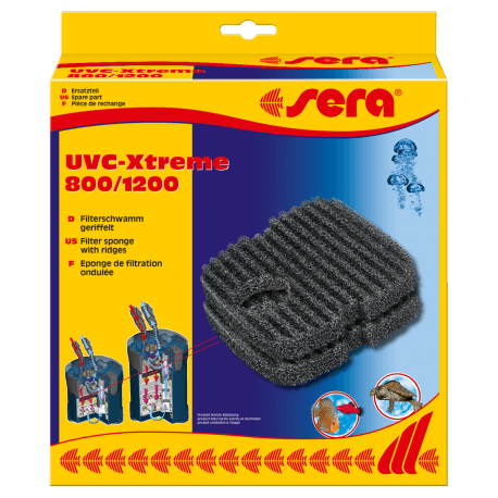 SERA Eponge de filtration ondulée pour sera UVC-Xtreme 800 et 1200