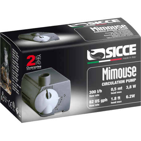 SICCE EASY LINE Mi-Mouse 300L/H - Pompe à eau pour Aquarium