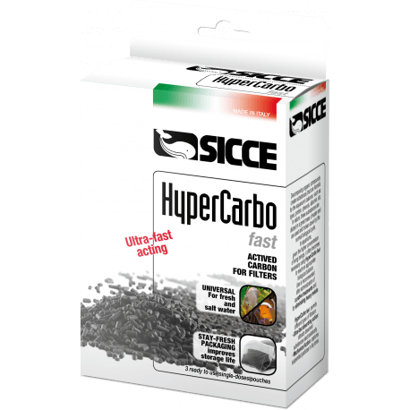 SICCE hypercarbo fast 3x100gr - charbon actif 
