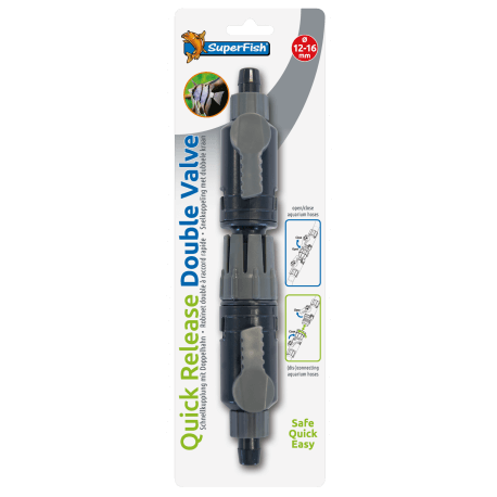 SUPERFISH ROBINET DOUBLE RACCORD RAPIDE 12-16mm