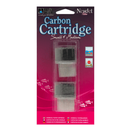 2X Cartouche Charbon POUR NEWJET FILTER SMALL, MEDIUM, Cobra 75 et Cobra Mini