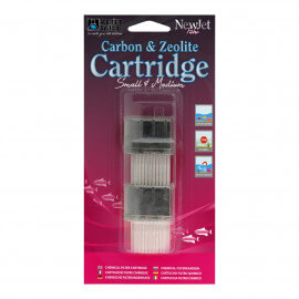 Aquarium Systems 2X Cartouche Charbon et zeolite POUR NEWJET FILTER SMALL, MEDIUM, Cobra 75 et Cobra Mini