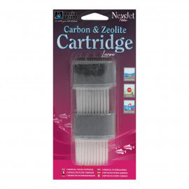 Aquarium Systems 2X Cartouche Charbon et zeolite POUR NEWJET FILTER Large