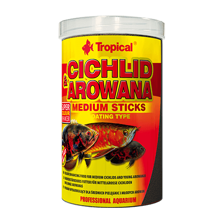 TROPICAL CICHLID & AROWANA MEDIUM STICKS 250ml