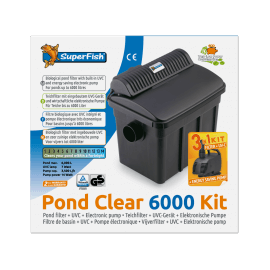 SUPERFISH PONDCLEAR KIT 6000 UVC 7W + POMPE