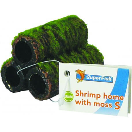 Superfish Shrimp Home with Moss S - Décor pour crevette d'aquarium