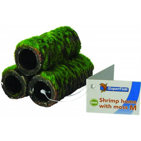 Superfish Shrimp Home with Moss M - Décor pour crevette d'aquarium