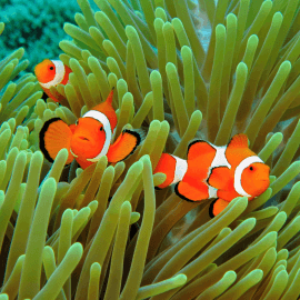 Amphiprion ocellaris - Poisson-clown à trois bandes S