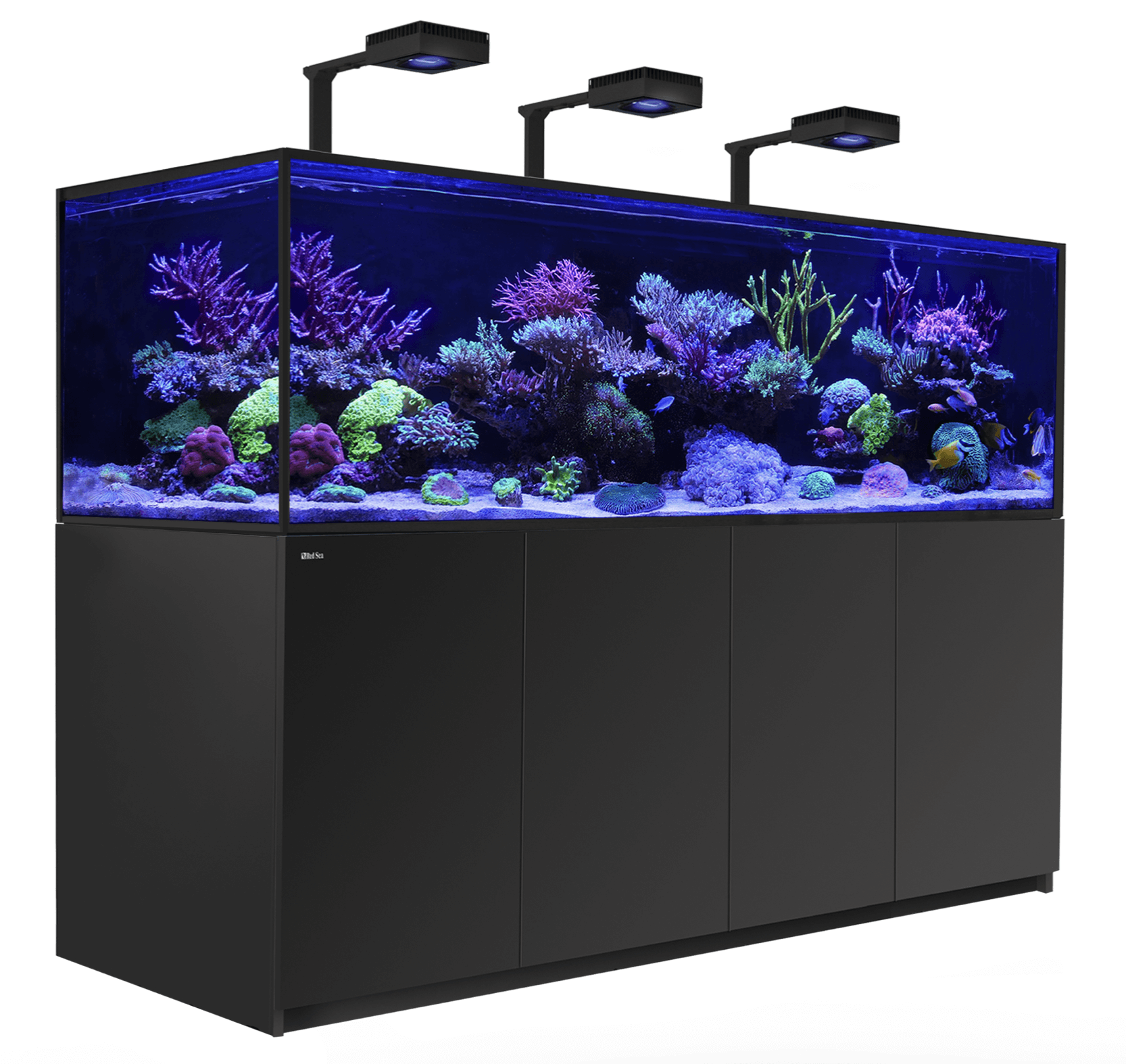 Pompe d'aquarium avec 4 lumières LED colorées, pompe à eau 300l/h