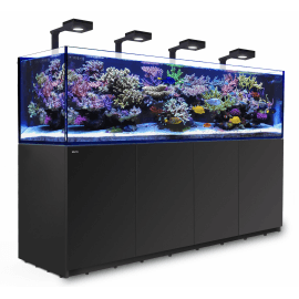 Red Sea Reefer™ Deluxe 900 G2+ Noir (Aquarium + meuble + 4 ReefLED 90 et 4 potences)