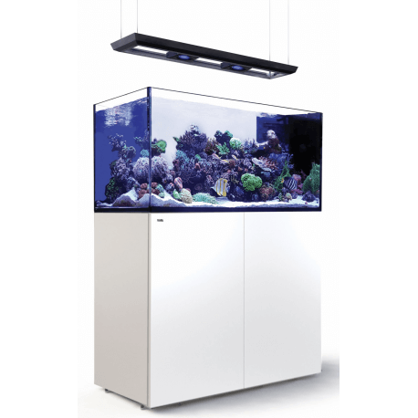 Red Sea Reefer™ Peninsula Deluxe P500 G2+ Blanc (Aquarium + meuble + 2 ReefLED 160S + rampe suspendue)