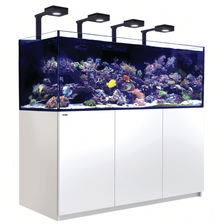 Red Sea Reefer™ Deluxe 750 G2+ Blanc (Aquarium + meuble + 4 ReefLED 90 et 4 potences)