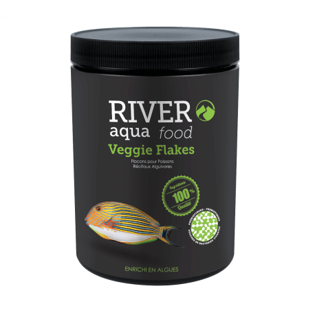 River Aqua Food Reef Veggie Flakes 1000ml