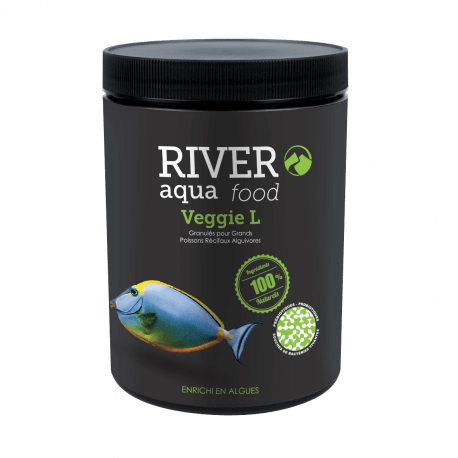 River Aqua Food Reef Veggie Pellets L 1000ml