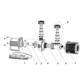 Oase Joint Thorique NBR 60 x 2,5 SH70 Aquarius Universal Premium 3000 /4000 Eco et AquaMax Eco 3500 / 5500 et Biopress 8000 et 1