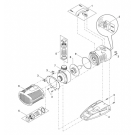 Oase ASM cache avec set de joints de rechange pour Aquarius Eco Expert et AquaMax Eco Expert 