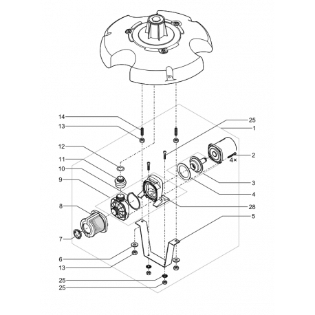 Oase Vis de sécurité V2A M5x40 Torx PondJet Eco