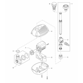 Oase Rotor cpl. ASE 750 Aquarius Fountain Set et Filtral UVC 1500