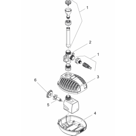 Oase Rotor cpl de rechange magnetisé pour Aquarius Fountain Set Classic 1000 et Oase Filtral UVC 2500